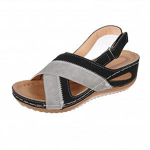 Женские сандалии CrEev Ортопедические из искусственной кожи Летние synthetic.ua - Фото 1