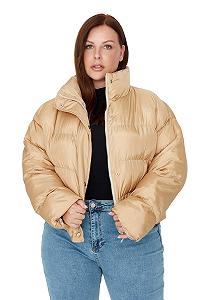 Куртка TRENDYOL Пуховик жіночий однотонний - Фото 1