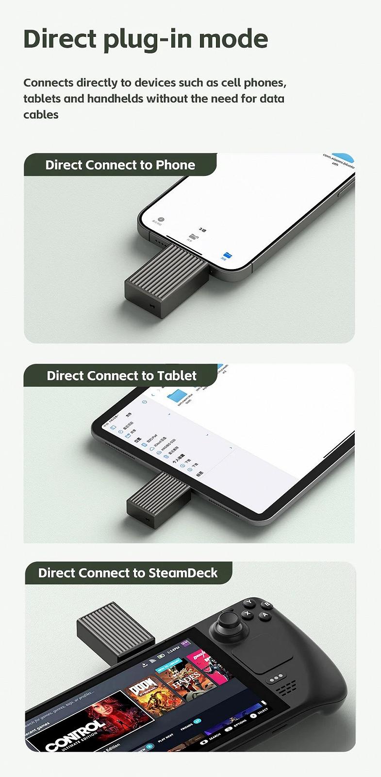 Адаптер HAGIBIS M.2 NVMe 2230 PCIe SSD to USB 3.2 с активным охлаждением, фото №14
