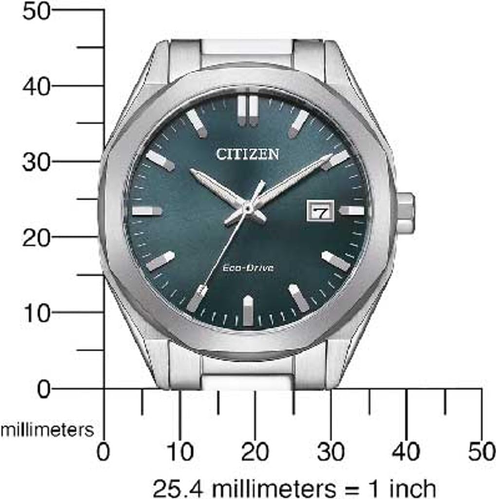 Чоловічий годинник CITIZEN BM7620-83X Аналоговий Кварцовий Зелений з нержавіючої сталі, фото №4 Чоловічий годинник CITIZEN BM7620-83X Аналоговий Кварцовий Зелений з нержавіючої сталі, фото №4