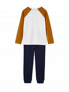 Комплект дитячої піжами (2 шт.) VERTBAUDET з написом synthetic.ua - Фото 1