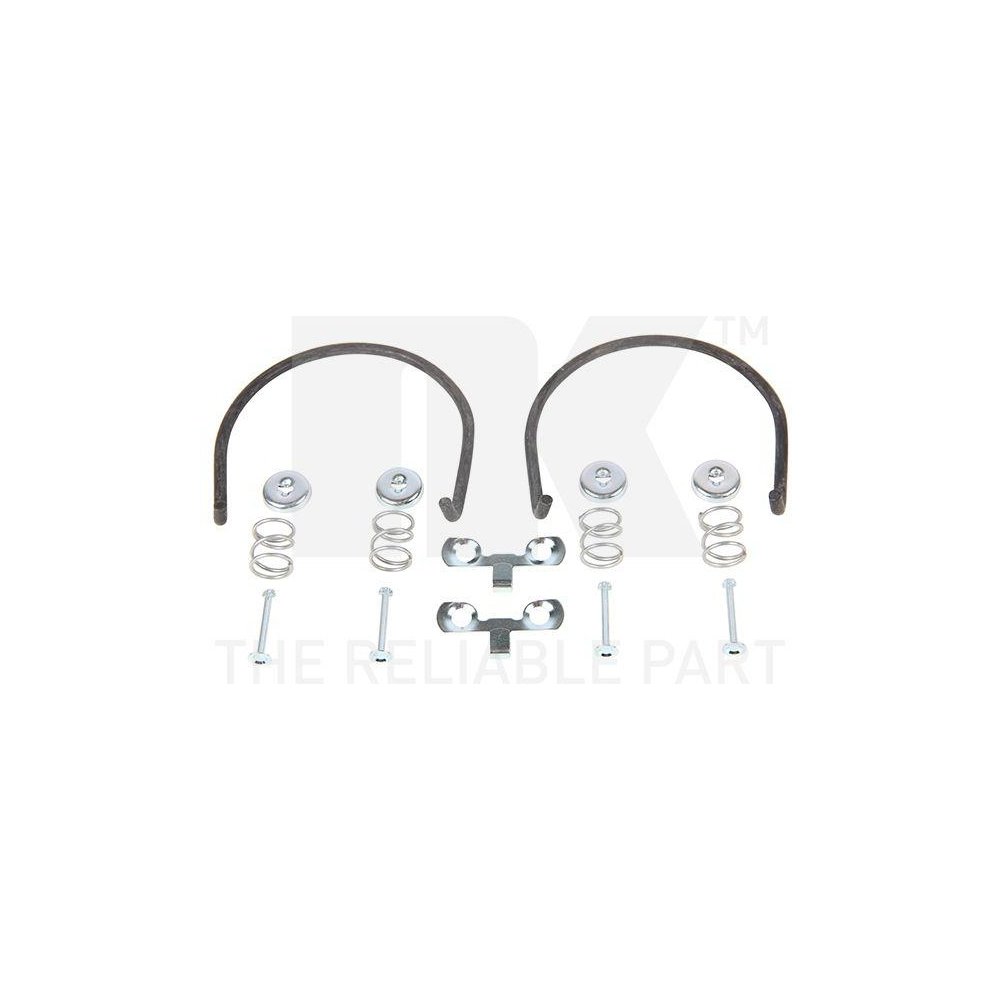 Комплект аксесуарів, гальмівні колодки NK 7919587 для CITROEN задній міст, фото №1