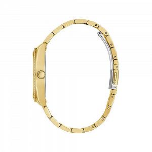 Женские аналоговые часы GUESS GW0307L2 Кварцевые Золотой/Черный synthetic.ua - Фото 1