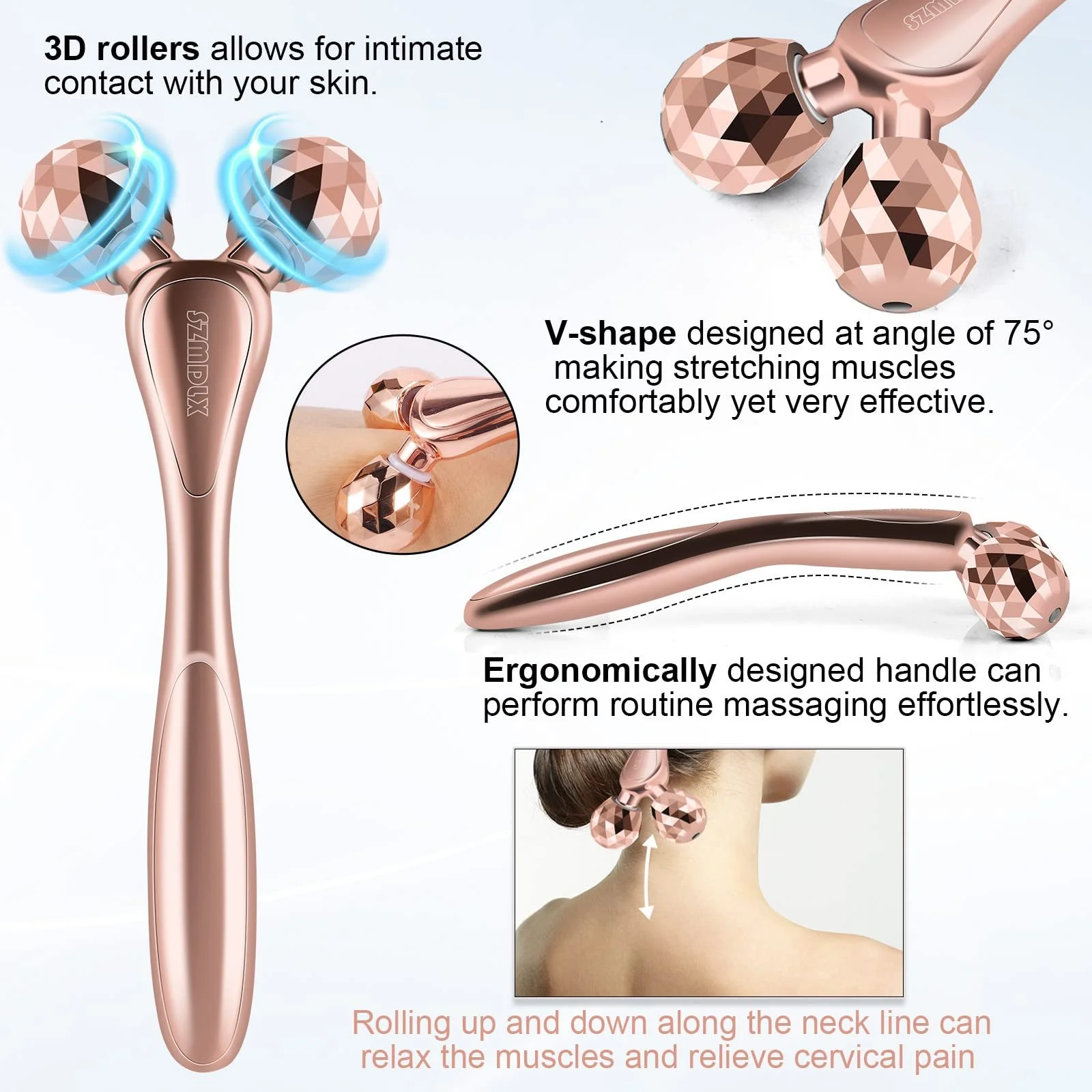 3D Масажер для обличчя SZMDLX, Масажер для підтяжки обличчя, фото №4