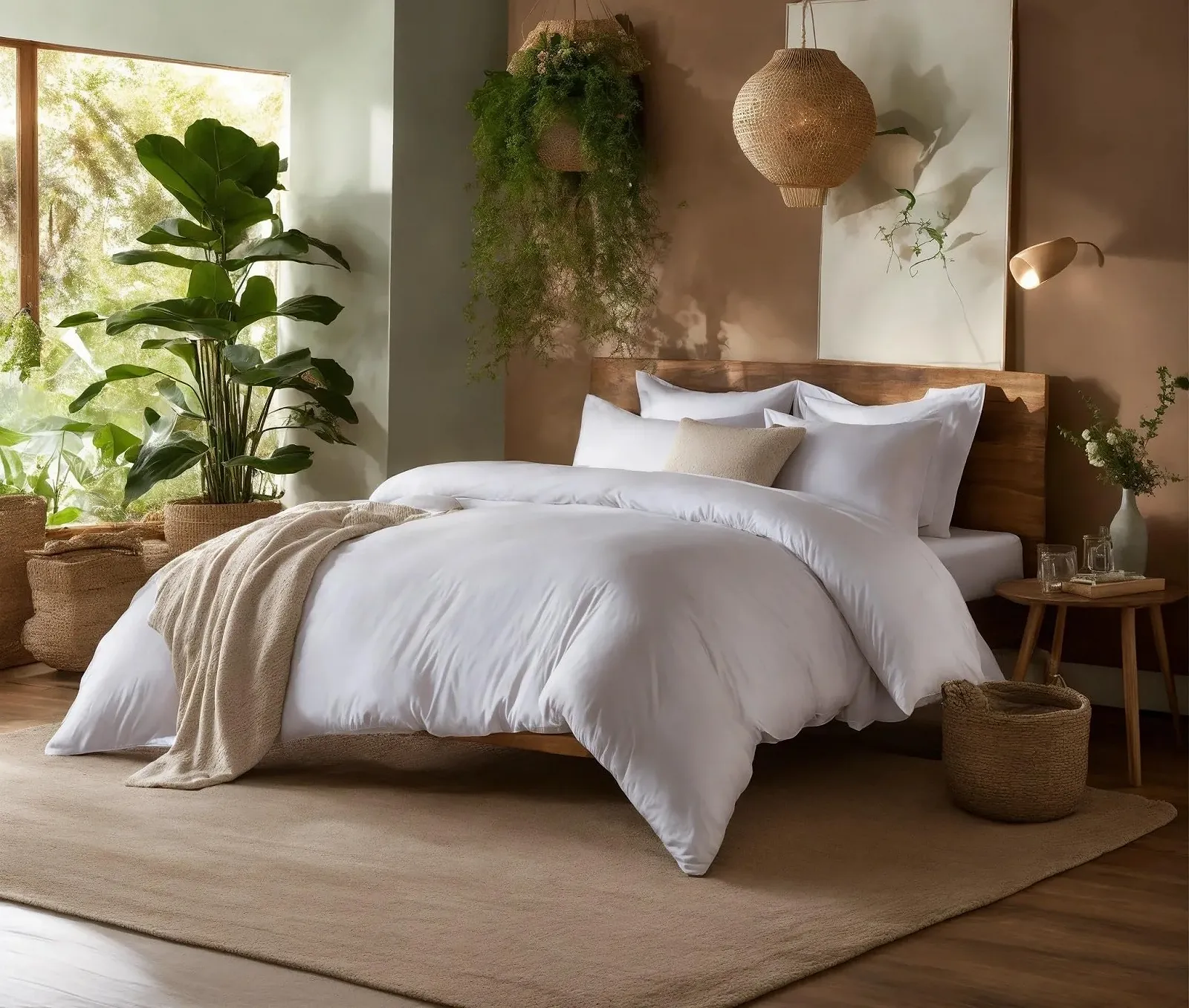 Постільна білизна Carpe Sonno джерсі-інтерлок 100% бавовна 135 x 200 см Теплий білий, фото №3