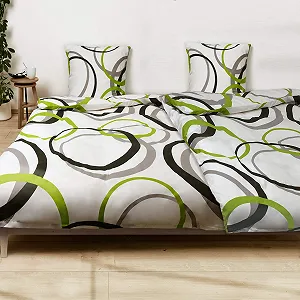 Постільна білизна Beautissu Nina Renforcé 100% Бавовна 135 x 200 см (4 предмети) - Фото 1