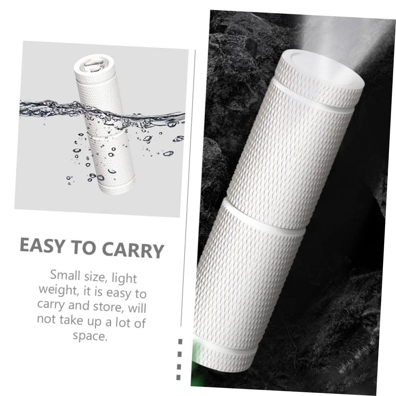 Ліхтар для повідка собаки Luminous Нічний для домашніх тварин для кемпінгу і легкого кріплення Білий, фото №4