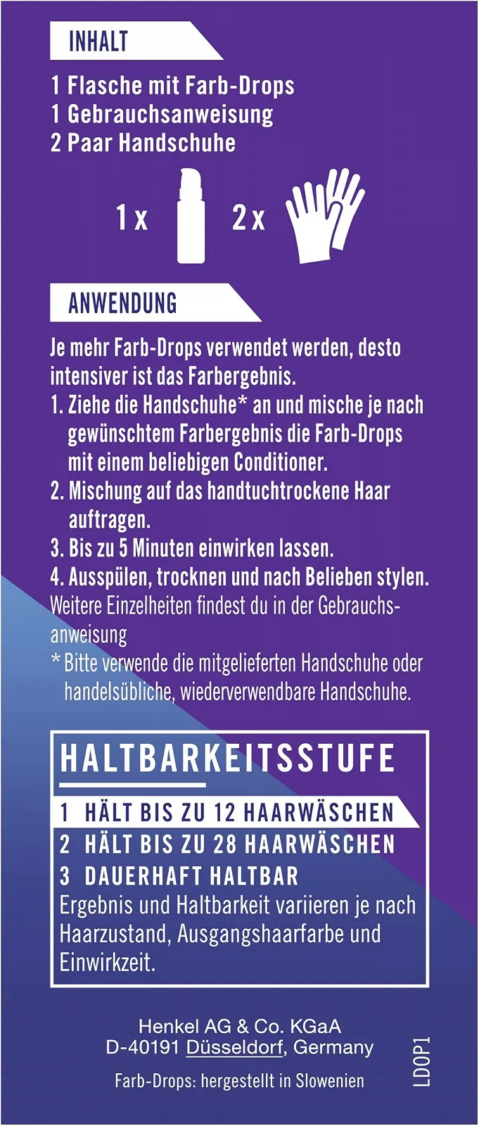 Тимчасова фарба для волосся Schwarzkopf Live Colour Drops Orchid Purple, 2 x 30 мл, фото №4 Тимчасова фарба для волосся Schwarzkopf Live Colour Drops Orchid Purple, 2 x 30 мл, фото №4