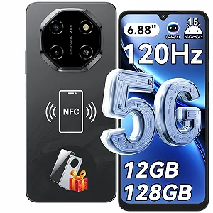 Купити Смартфон Blackview Shark 6 AI 5G 12/128GB 6.88" 120Hz 5000mAh 18W 16MP 8MP NFC - Фото 1 Смартфон Blackview Shark 6 AI 5G 12/128GB 6.88" 120Hz 5000mAh 18W 16MP 8MP NFC - Фото 1