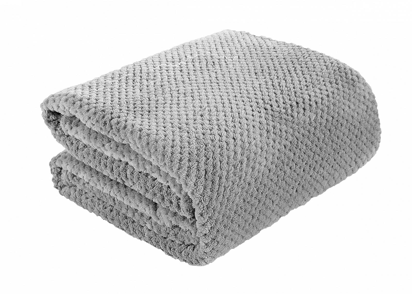 Покривало Cuddly Blanket Ricky 150 x 200 см Steel, фото №1