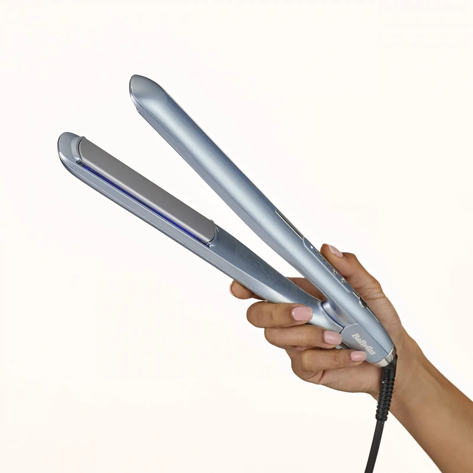 Выпрямитель для волос BaByliss Hydro Fusion ST573E 5 температурных режимов Голубой, фото №7 Выпрямитель для волос BaByliss Hydro Fusion ST573E 5 температурных режимов Голубой, фото №7