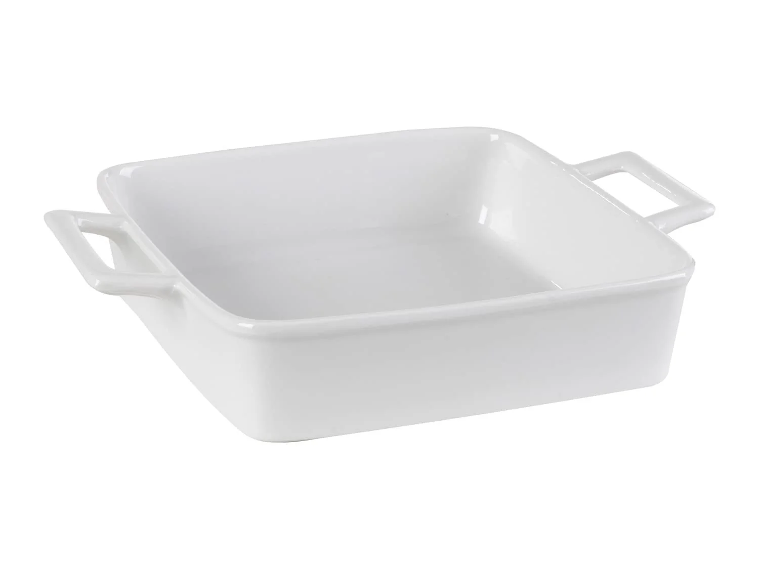 Форма для запекания 19 x 20 см Фарфоровая Белая, фото №1 Форма для запекания 19 x 20 см Фарфоровая Белая, фото №1