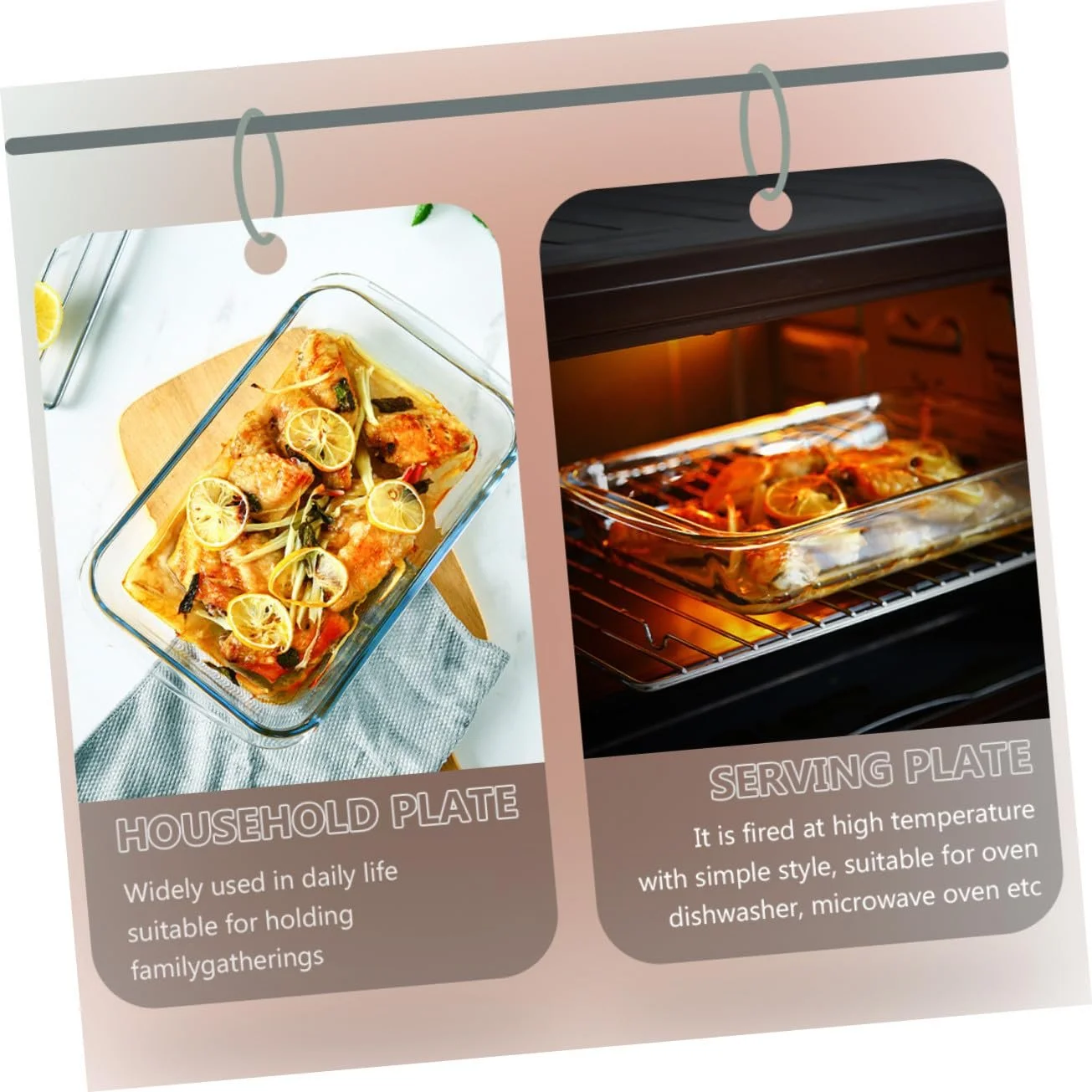 Форма для запікання VALICLUD скляна прямокутна термостійка, фото №9 Форма для запікання VALICLUD скляна прямокутна термостійка, фото №9