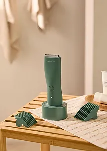 Електробритва і бритва для бороди CREATE Barber Studio Sage Green Водонепроникний 5 висот зрізу 2 гребені 5 Вт synthetic.ua - Фото 1