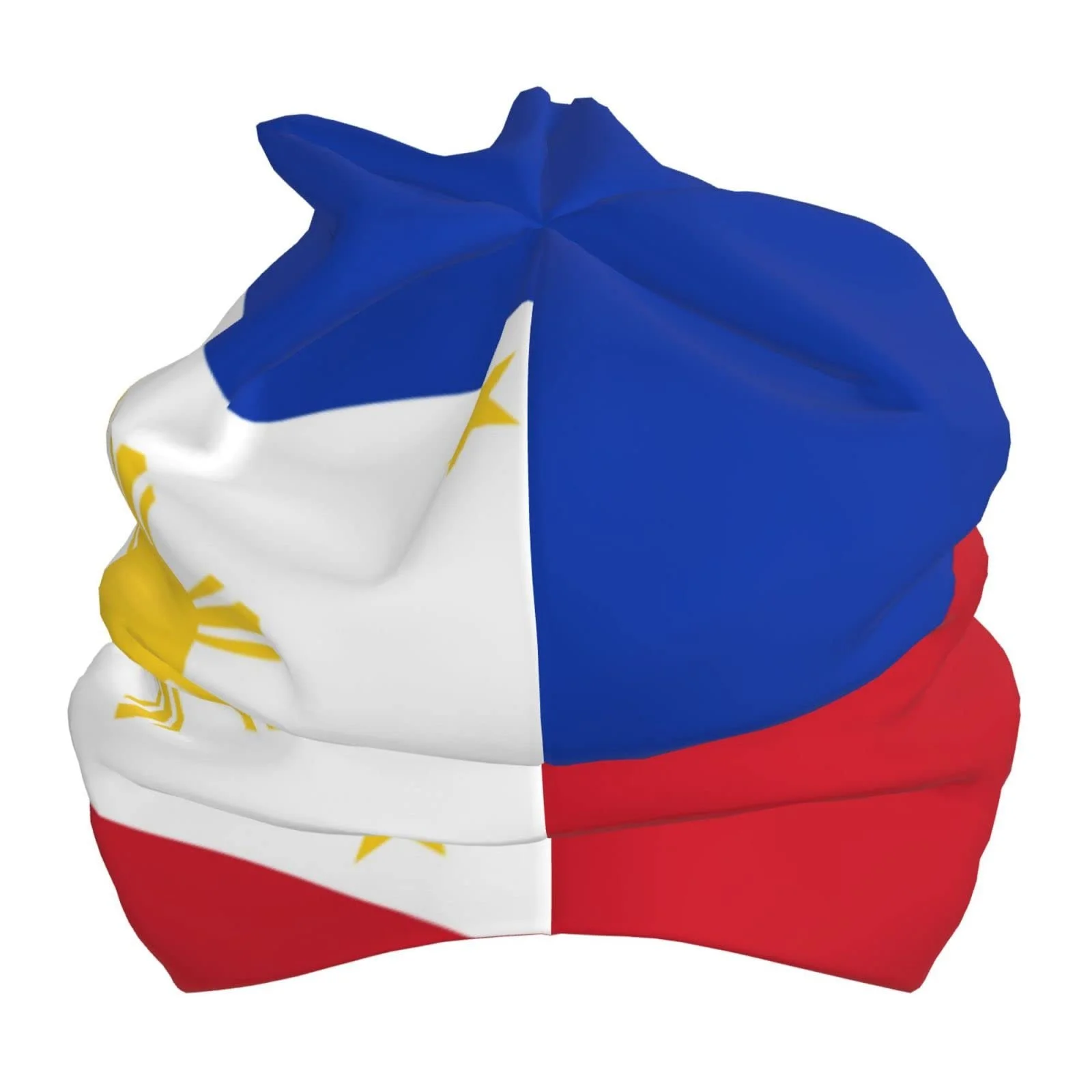 Шапка-бини с филиппинским флагом LOUJIN для девочек, один размер, фото №4