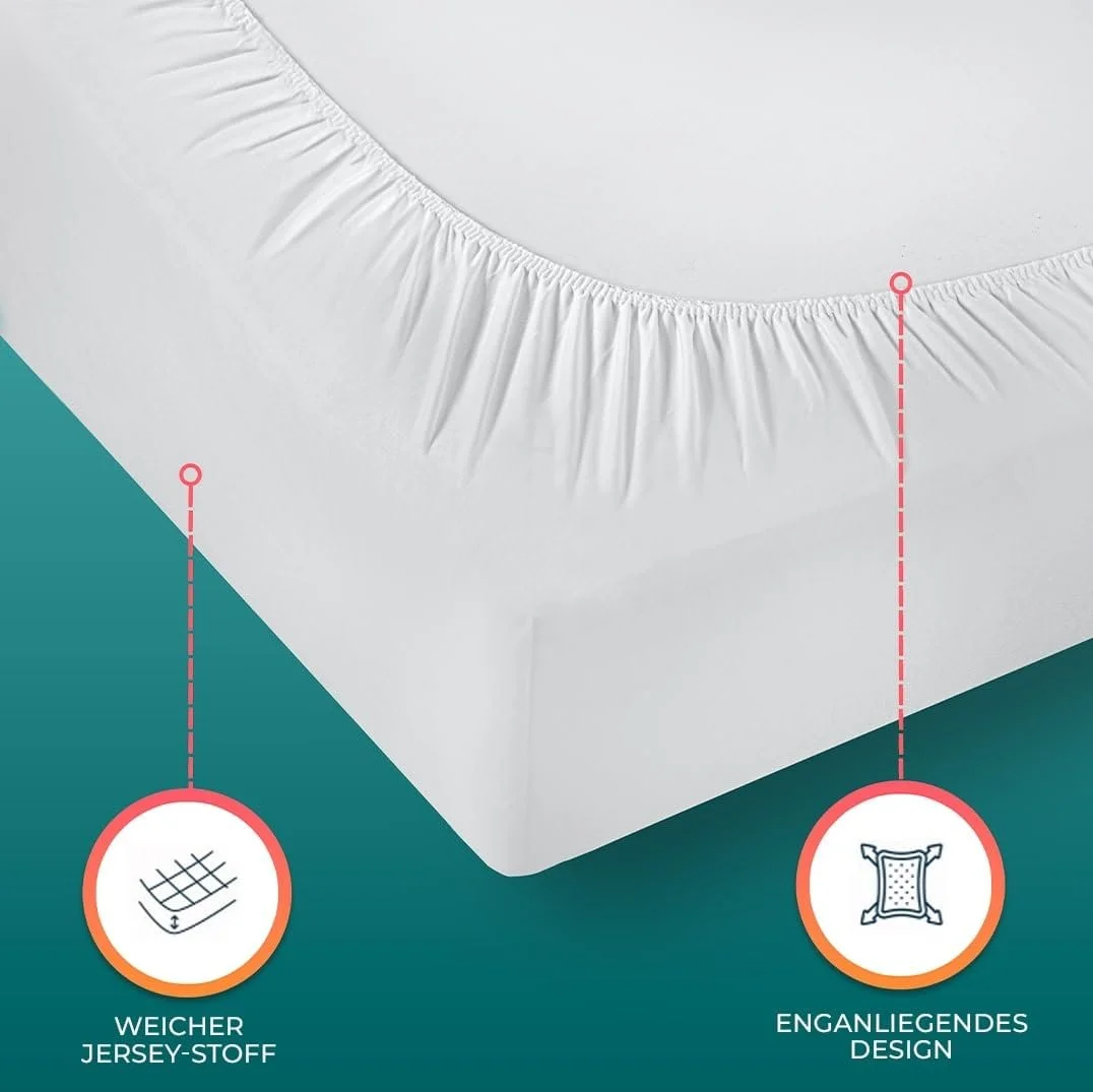 Наматрацник Utopia Bedding Водонепроникний 90 x 200 см Білий, фото №4