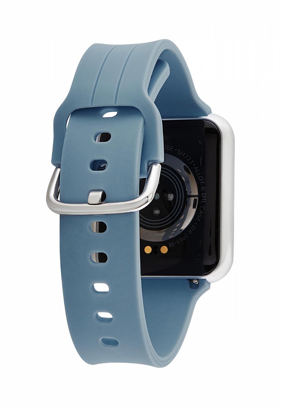 Годинник Breil Unisex SBT-X Циферблат Чорний Smart Module E Ремінець Силіконовий Блакитний EW0670, фото №3