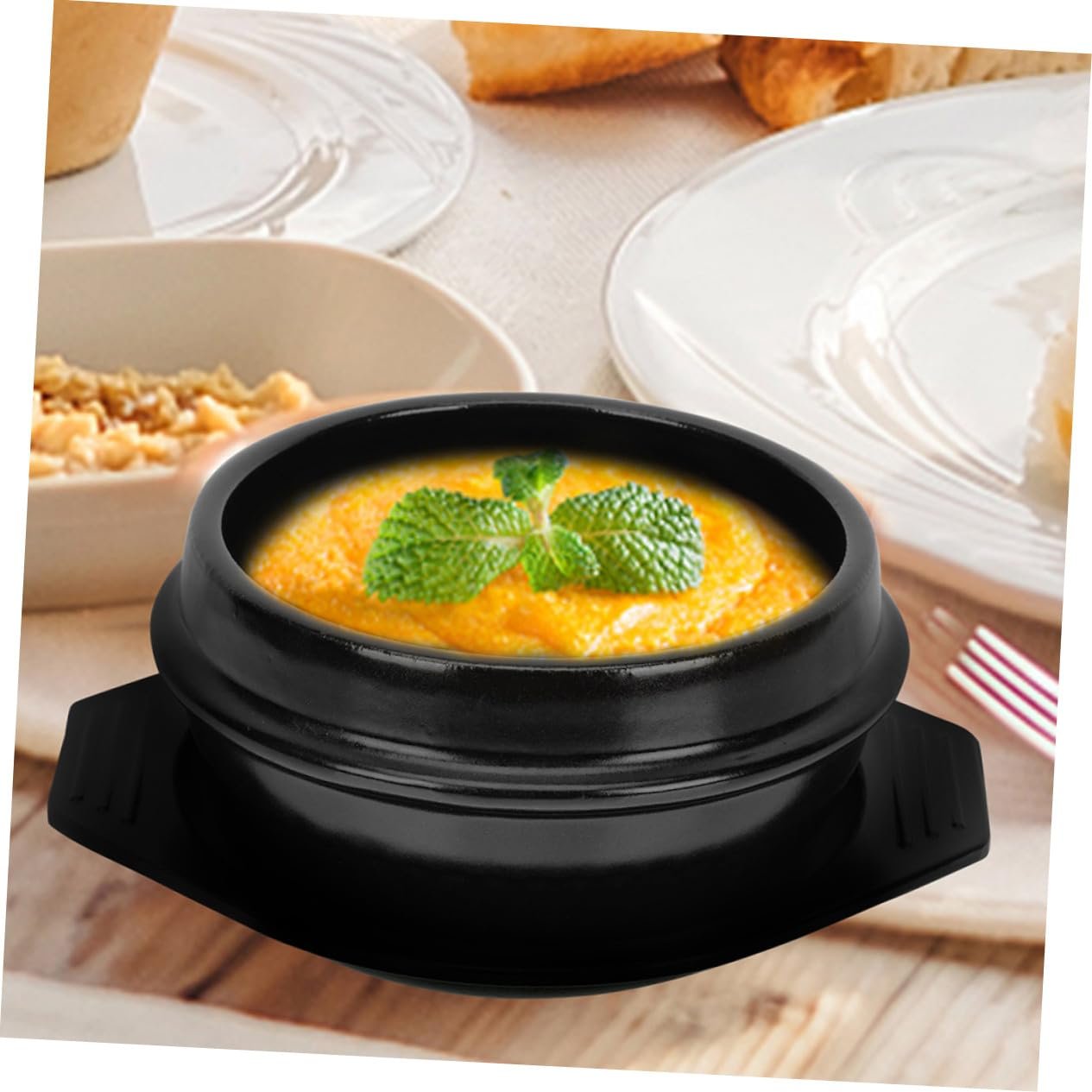 Гусятниця для запікання IMIKEYA Керамічна термостійка з тацею, фото №9 Гусятниця для запікання IMIKEYA Керамічна термостійка з тацею, фото №9