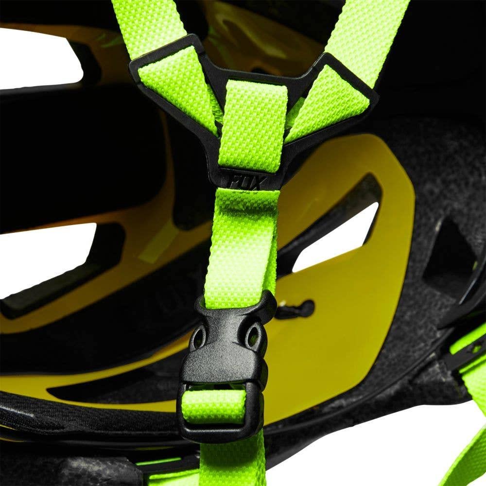 Шлем Fox Racing Main Frame Youth, желтый, OS, фото №6