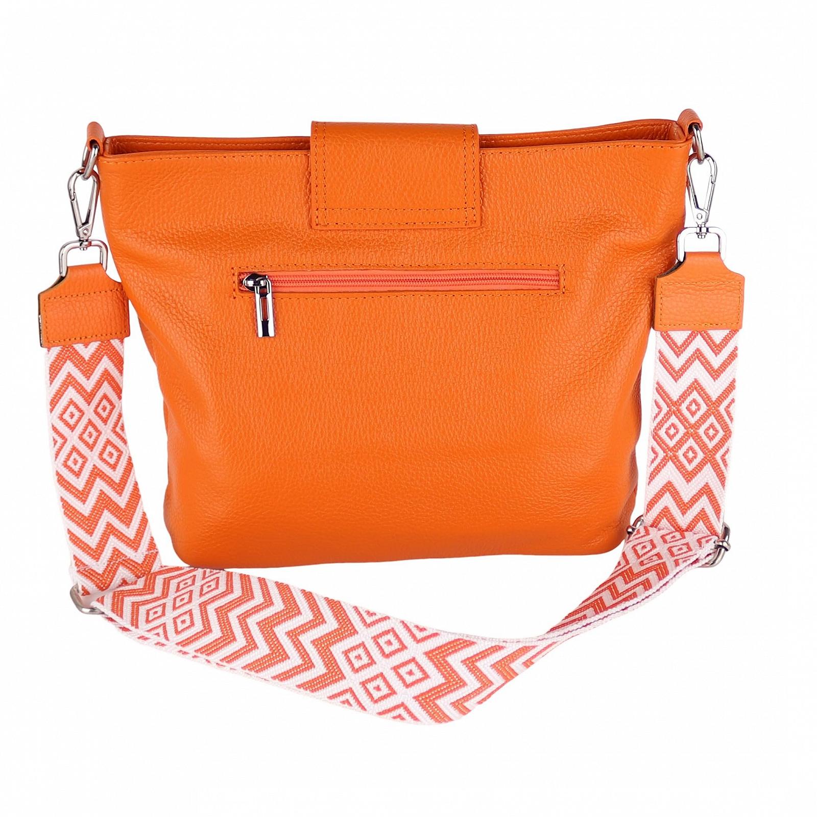 Сумка женская MIRROSI через плечо, натуральная кожа, сделано в Италии, стиль бохо, 30 x 24.50 x 9 см (Ш x ВxТ), много места для хранения, ручная сумка, нагрудная сумка, сумка через плечо (1 сумка и 2 ремешка), фото №3