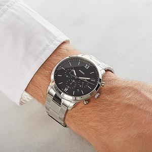 Чоловічий годинник Хронограф Fossil Neutra FS5699 димчастий synthetic.ua - Фото 1