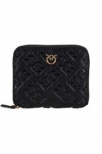 Гаманець Pinko Taylor Zip Around Vitello Donna Mini Чорний - Фото 1