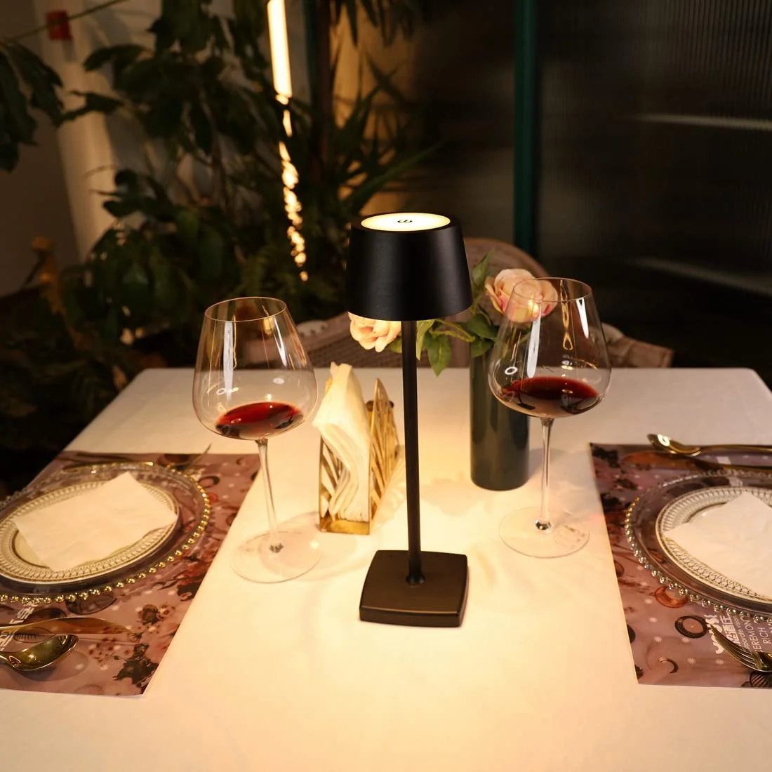 Настільна лампа LED Бездротова 6000 mAh IP54 Алюмінієвий сплав, фото №2