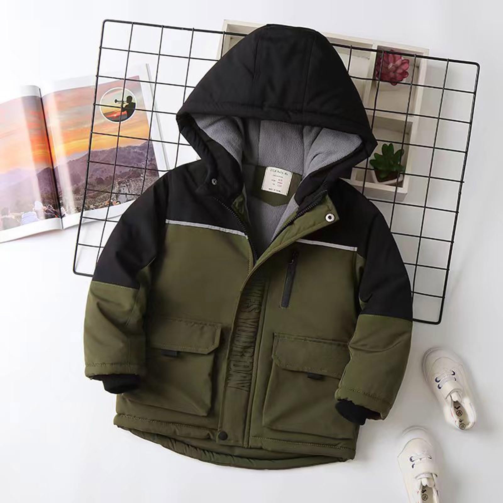 Куртка-анорак з вушками Kwatieh Дитяча зимова, фото №3