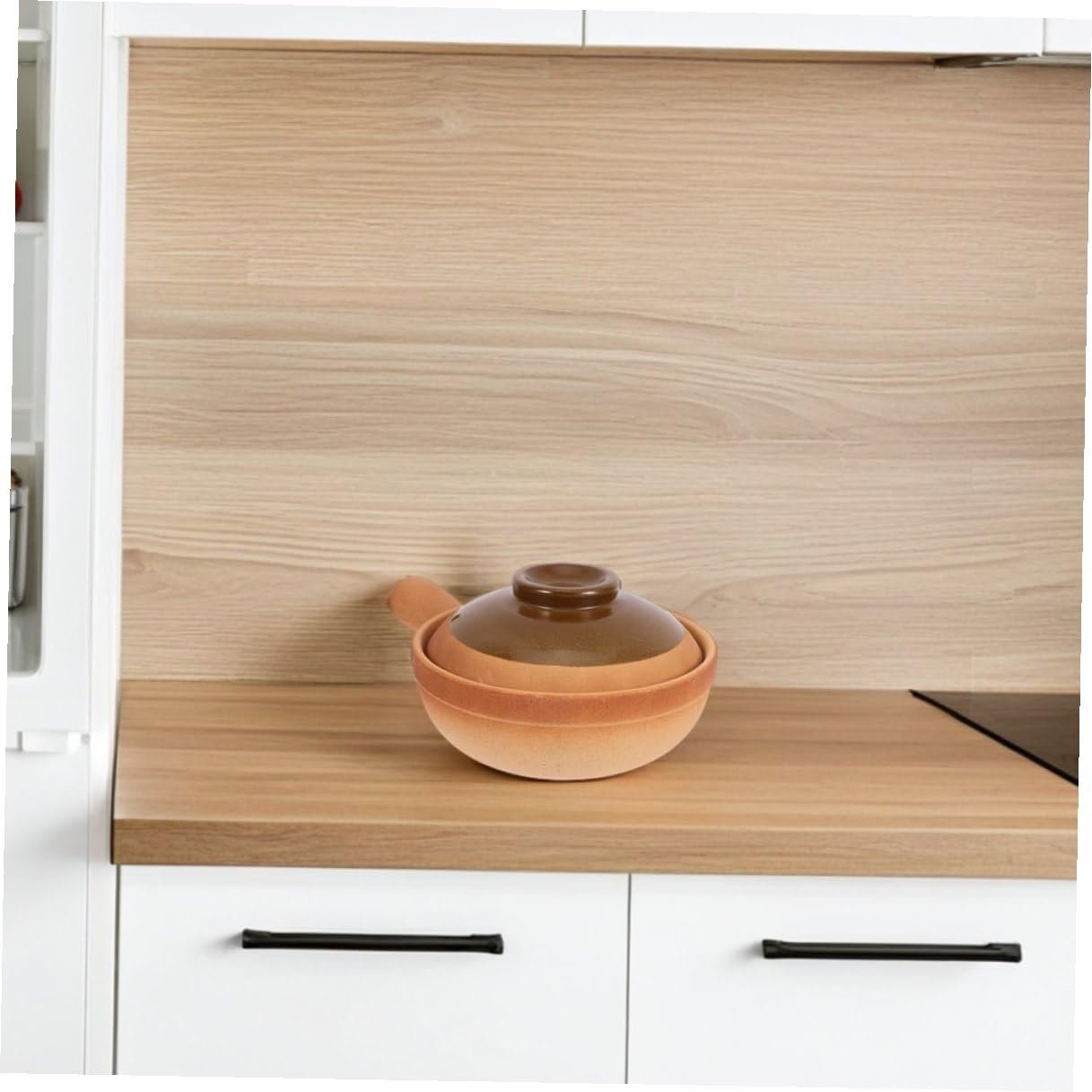 Кастрюля для запекания Veemoon Ceramic с крышкой Малая Heat Resistant, фото №6