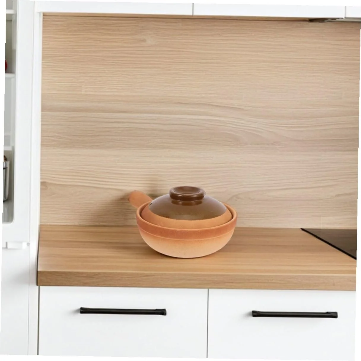 Ківш для запікання Veemoon Ceramic з кришкою Мала Heat Resistant, фото №6