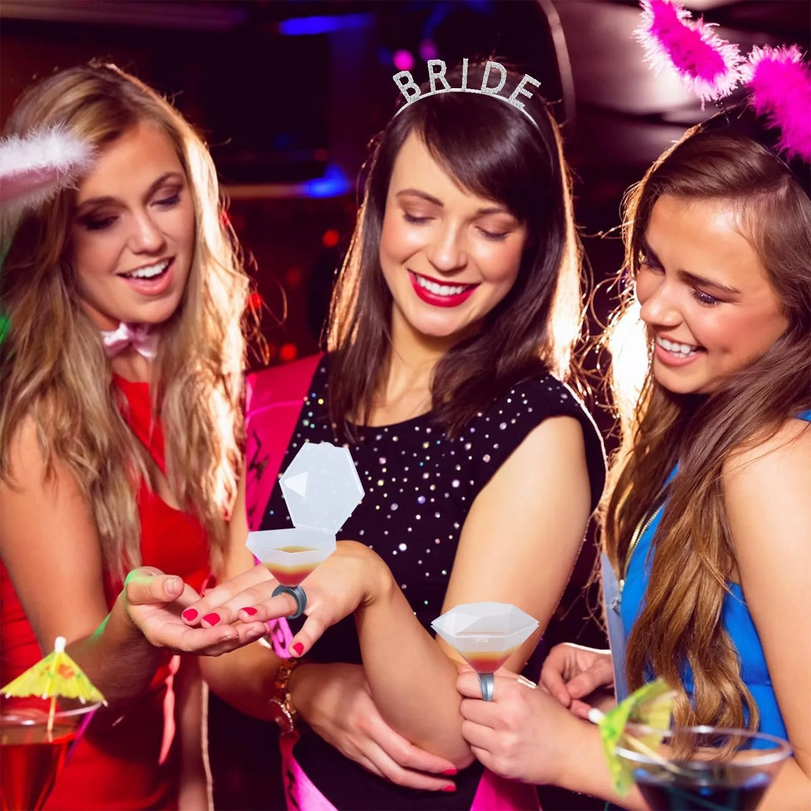 Обруч Невеста Серебристый, фото №4