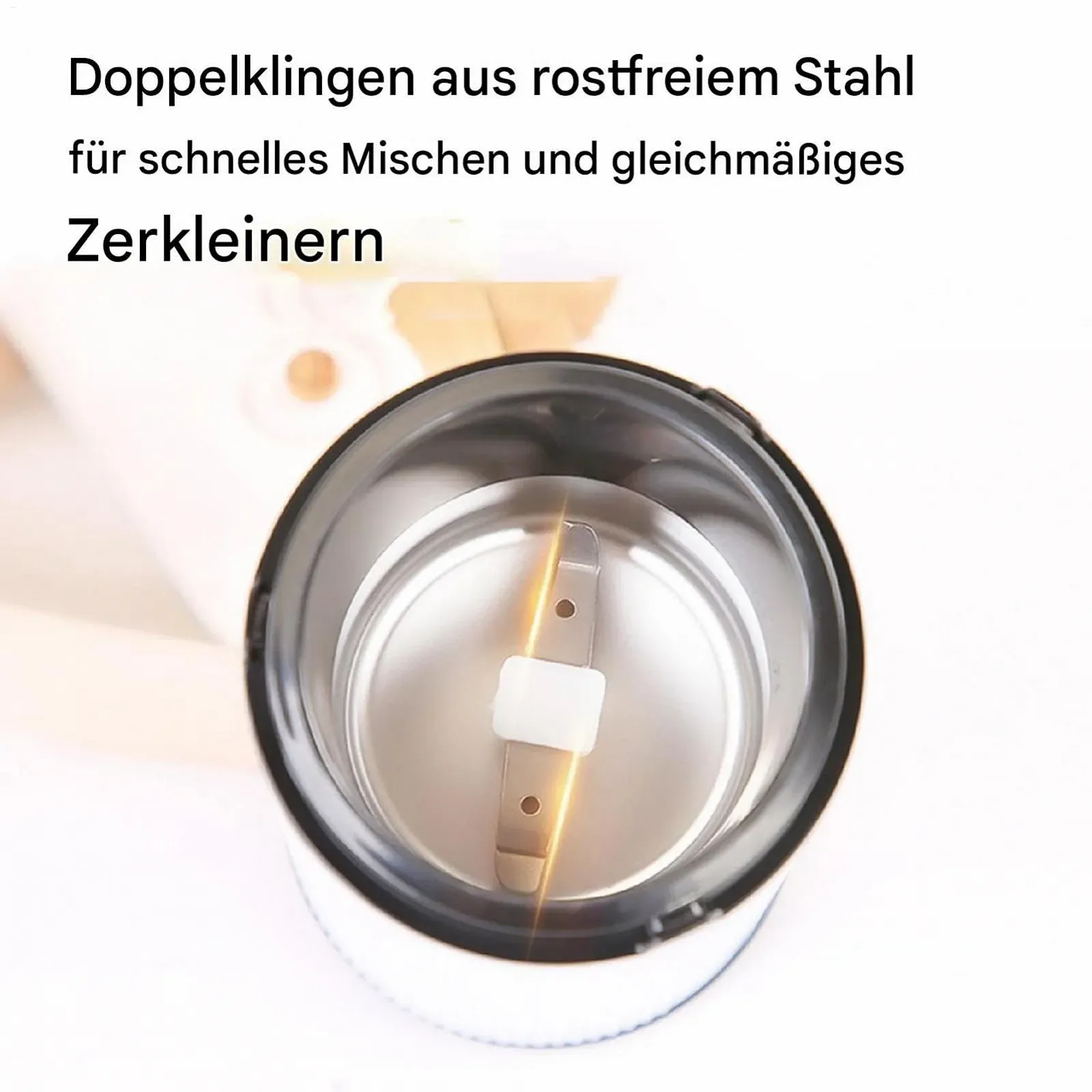 Електрична кавомолка, Млин для кавових зерен, Регульований млин для спецій з низьким рівнем шуму, Автоматична, фото №6