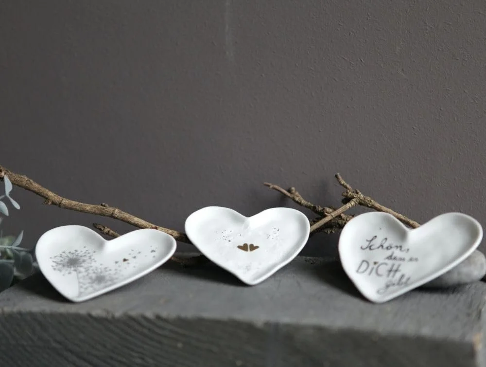 Тарелка Сердце Mini Golden Hearts, фото №3 Тарелка Сердце Mini Golden Hearts, фото №3