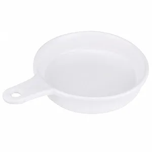 Форма для выпечки IMIKEYA Керамическая Круглая с ручкой Белая - Фото 1