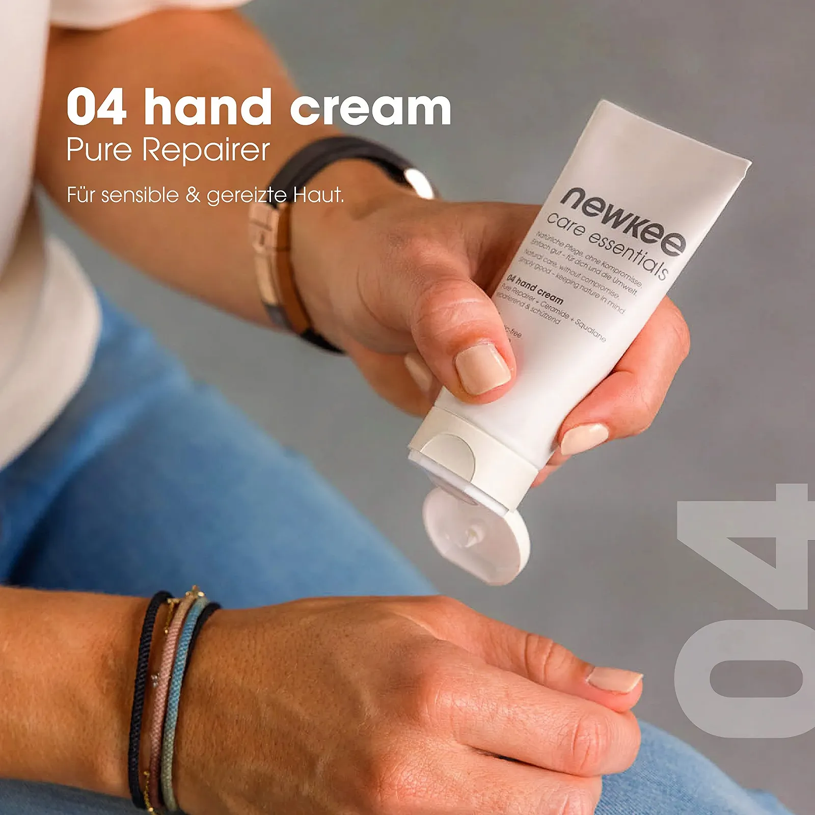 Крем для рук newkee 50 мл, веганський, без парфумів, фото №6