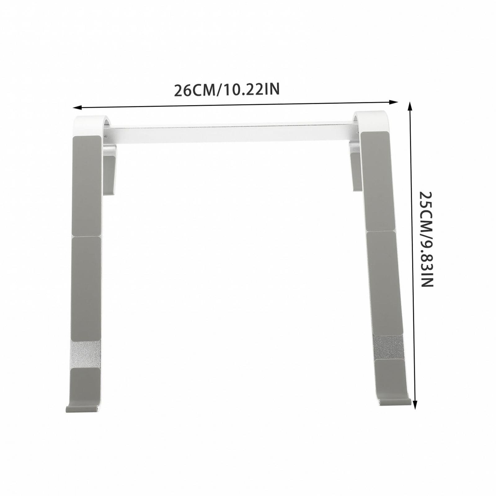 Підставка для ноутбука Vaguelly Aluminium Ергономічна Подвійна Арка Теплостійка Легка, фото №4