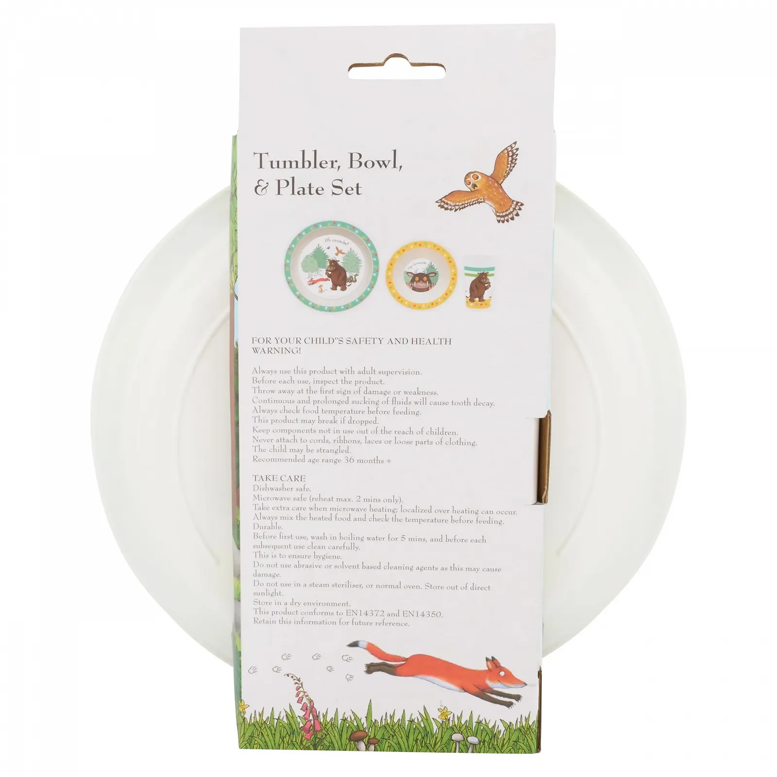 Набор детской посуды The Gruffalo Polar Gear 3 предмета: тарелка, миска, чашка, фото №3 Набор детской посуды The Gruffalo Polar Gear 3 предмета: тарелка, миска, чашка, фото №3