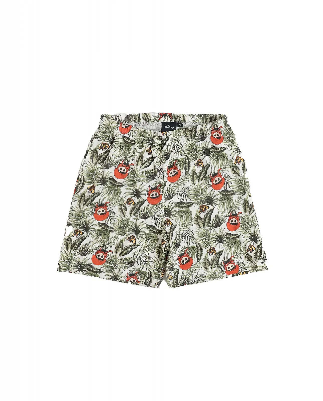 Пижама Disney Timon & Pumbaa для мальчиков, 100% хлопок, с короткими рукавами, фото №4