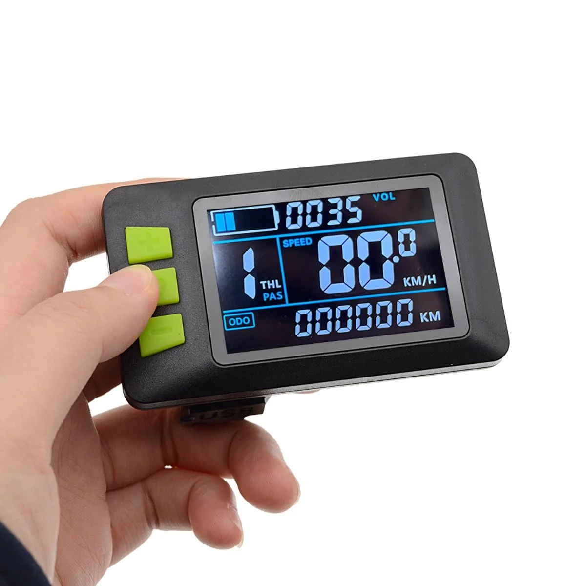 Дисплей Ausi LCD 24V 36V 48V 6 Pin Dashboard (SM), фото №5