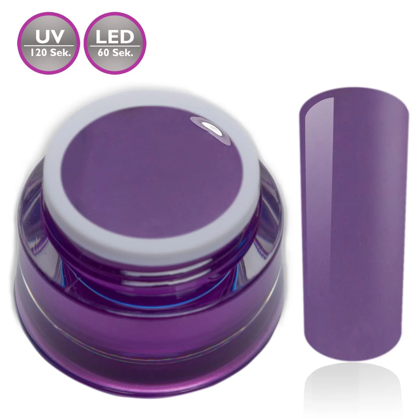 Цветной Гель RM Beautynails Ultra Violet 5 мл, фото №2 Цветной Гель RM Beautynails Ultra Violet 5 мл, фото №2