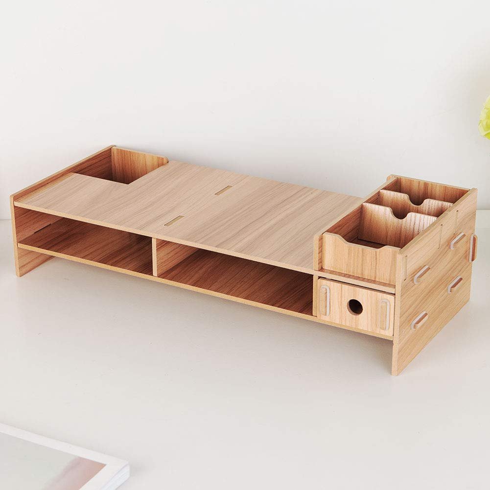 Подставка для ноутбука для монитора Современная офисная настольная стойка Полка, фото №9