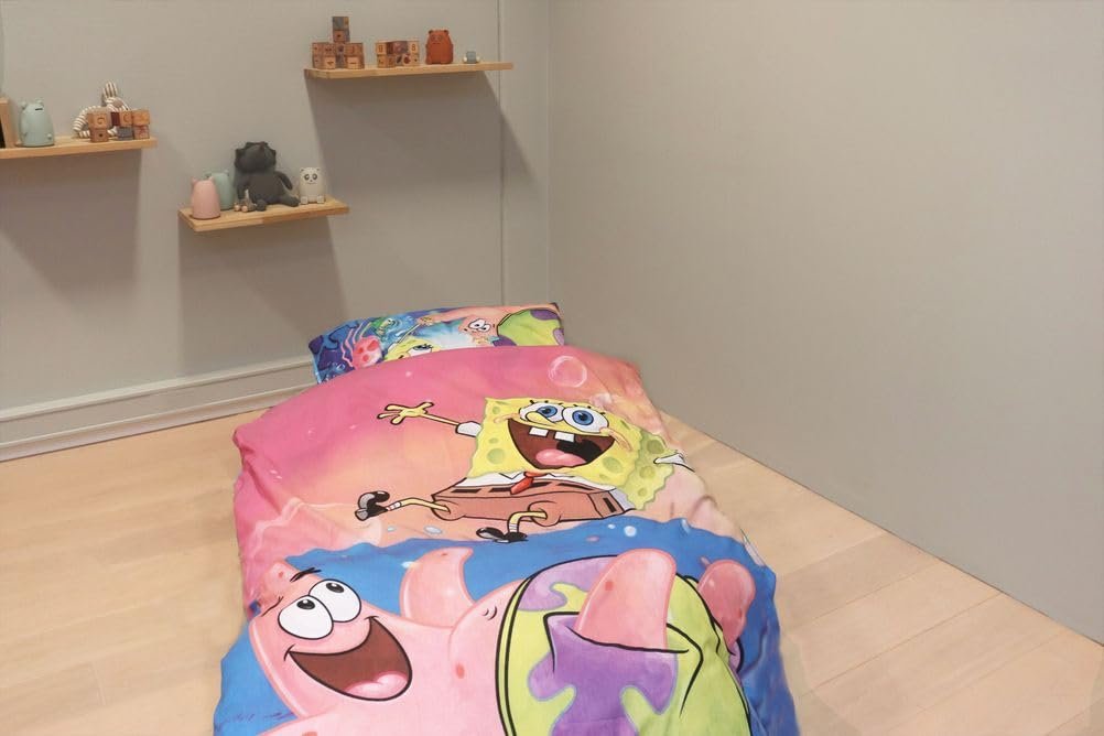 Постільна білизна Klaus Herding GmbH Spongebob Реверсивна, 2 предм., 135 x 200 см, 80 x 80 см, фото №2