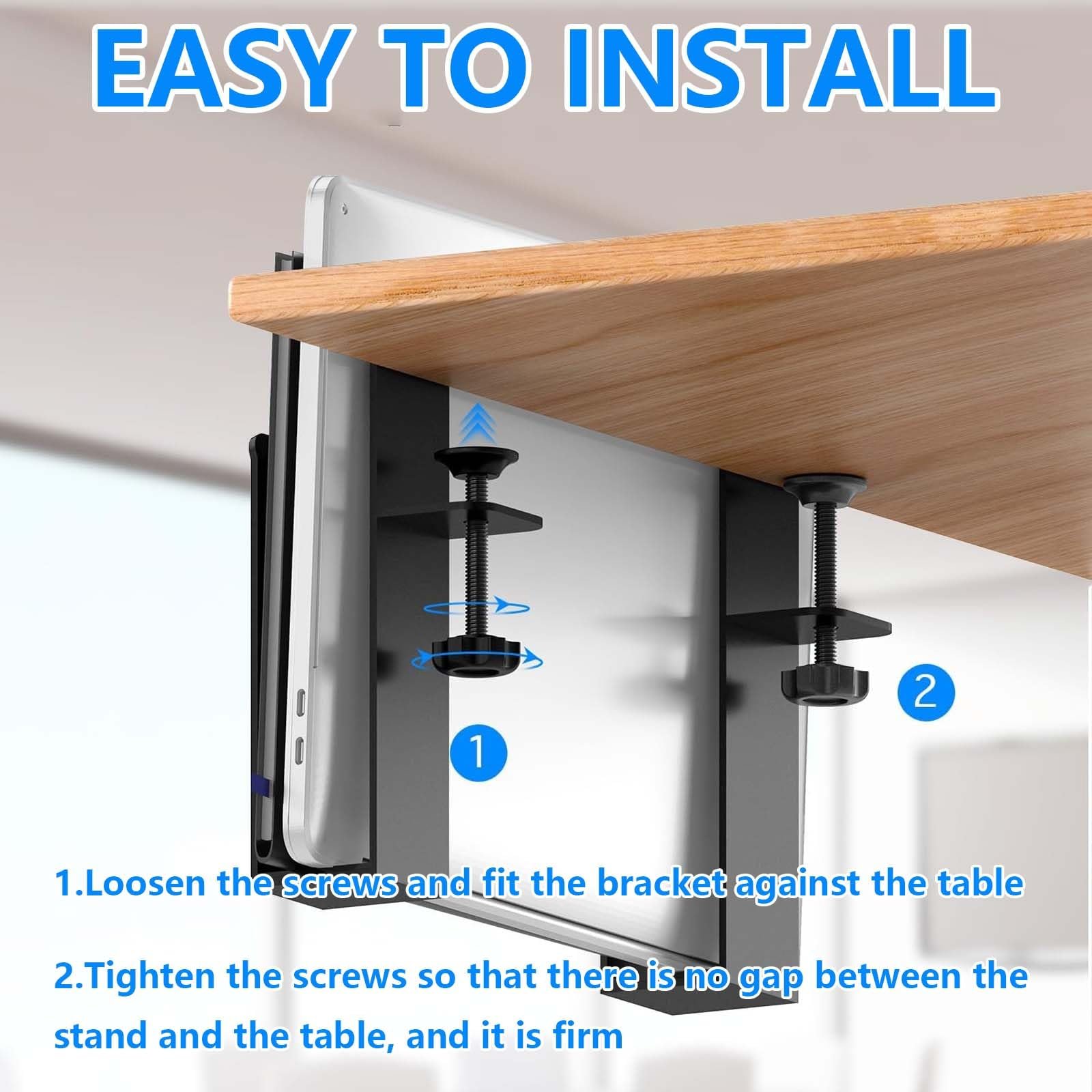 Держатель для ноутбука подвесной (2 шт.) Регулируемый для стола для офиса и дома, фото №2 Держатель для ноутбука подвесной (2 шт.) Регулируемый для стола для офиса и дома, фото №2