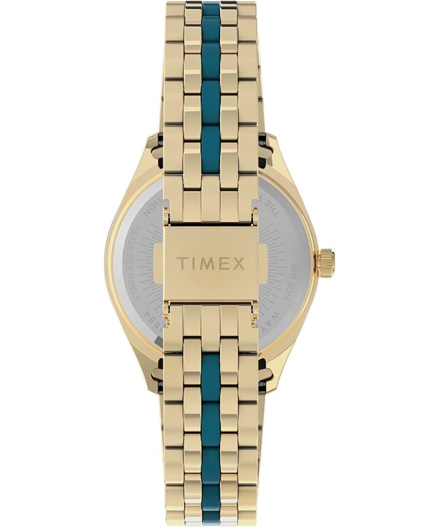 Женские часы Timex Waterbury с аналоговым циферблатом и стальным браслетом, фото №5