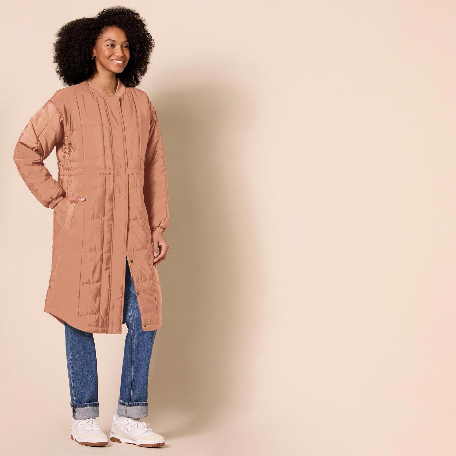 Жіноче пальто Amazon Essentials стьобане, фото №2