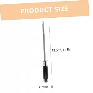 Мусат кухонний сталевий з ергономічною ручкою для точного заточування synthetic.ua - Фото 1