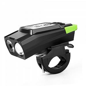 Велосипедный компьютер BK-1920 с вело фонарем 2 LED Т6 дальний-ближний и звонком green цена на synthetic.ua - Фото 1 Велосипедный компьютер BK-1920 с вело фонарем 2 LED Т6 дальний-ближний и звонком green synthetic.ua - Фото 1