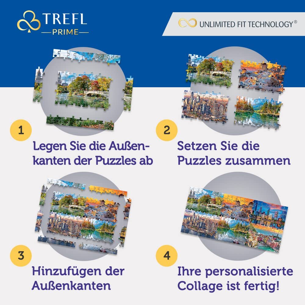 Пазл Trefl Prime UFT Eye-Spy Sneaky Peakers Amsterdam, Netherlands 1000 элементов Толстый картон Organic EKO, фото №7