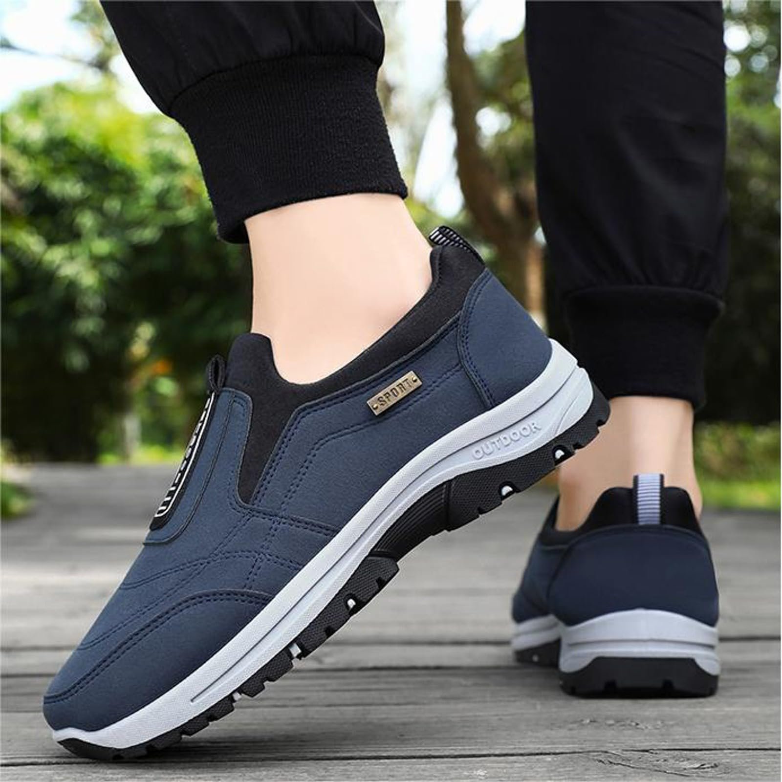 Чоловічі Кросівки SRZYMJ Чорний, фото №7 Чоловічі Кросівки SRZYMJ Чорний, фото №7