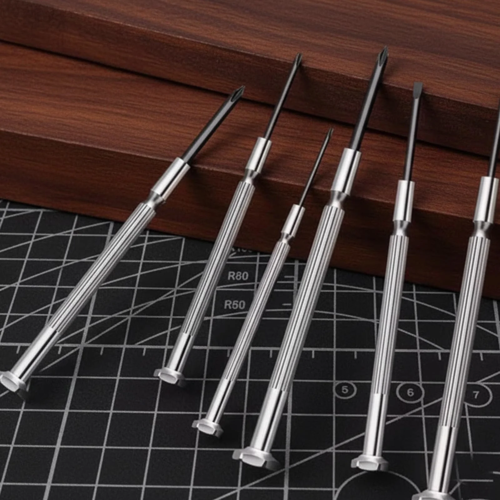 Набір прецизійних викруток 17 предметів 11 чорних + 6 жовтих, фото №5